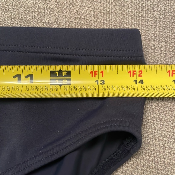 Croft & Barrow Navy Blue Swim Bottoms Size 8 High Waisted - Picture 5 of 9